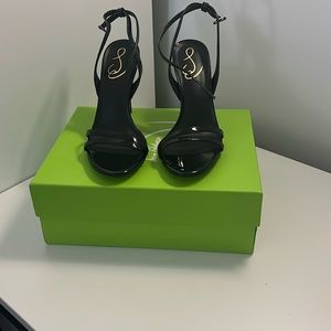 Gimmie ankle strap heel from sam edelman size 8 color black patent